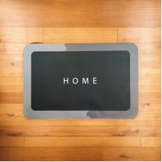 Влаговпитывающий коврик в ванную 57 х 38 см антискользящий коврик прямоугольный HOME (53400)