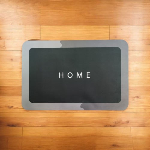 Влаговпитывающий коврик в ванную 57 х 38 см антискользящий коврик прямоугольный HOME (53400)