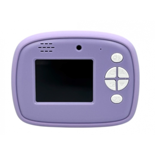 Детский фотоаппарат моментальной печати фото Unicorn "Единорог" Интерактивная игрушка для детей Фиолетовый