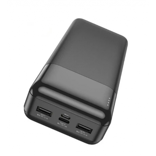 Внешний аккумулятор Power bank HOCO J72B 30000mAh Повербанк для телефона / Павербанк Черный