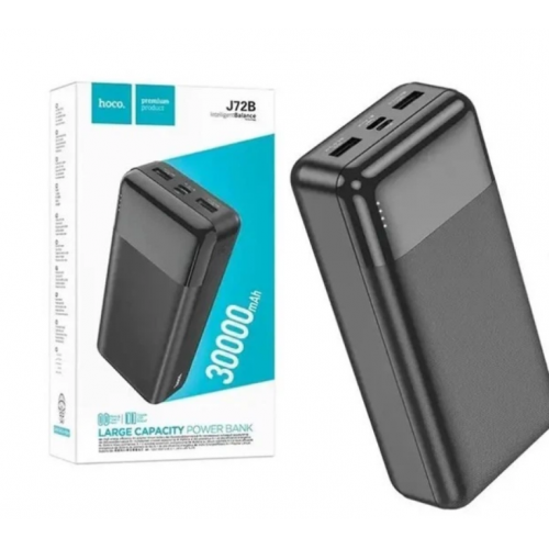 Внешний аккумулятор Power bank HOCO J72B 30000mAh Повербанк для телефона / Павербанк Черный