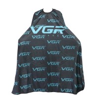 Накидка VGR, пеньюар парикмахерский для стрижки волос, многоразовый