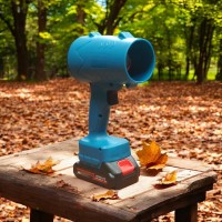 Мощный автомобильный турбо фен 48V в кейсе Бытовой скоростной вентилятор 2 Аккумулятора (53425)