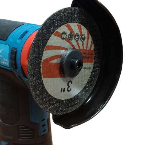 Аккумуляторная болгарка в чемодане, 2 аккумулятора, Domotec 10011 / Электроболгарка / Мини болгарка