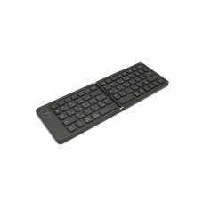 Клавиатура беспроводная bluetooth B023, раскладная, 67 клавиш, (Eng/Pyc), 280x92мм Чёрная