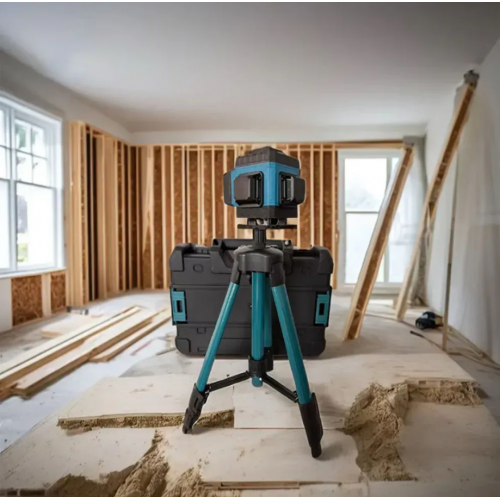 Штатив для лазерного уровня 44-120см, резьба 5/8" / Тренога для уровня / Штатив для лазерного нивелира