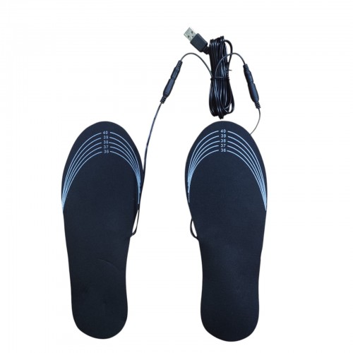 Стельки с подогревом универсальные р.35-40 NuoyiMiao Черные, юсб термостельки для обуви