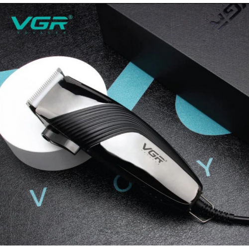 Машинка для стрижки волос VGR V121 от сети / Проводной триммер для стрижки