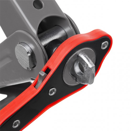 Домкрат механический ромбовидный, 1,5 т, с трещоткой, резиновый упор, 90-370 мм INTERTOOL GT0183