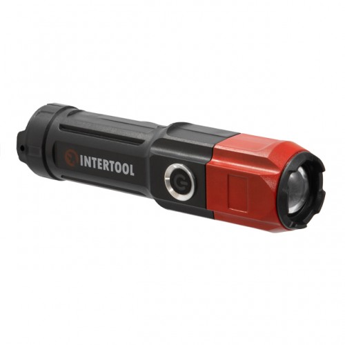 Фонарь ручной мини, 4 режима INTERTOOL LB-0120