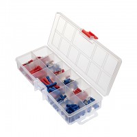 Коннекторы обжимные, 144 шт., изолированные, для автомобильной электропроводки INTERTOOL TC-9010