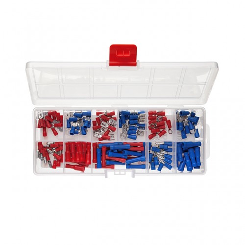 Коннекторы обжимные, 144 шт., изолированные, для автомобильной электропроводки INTERTOOL TC-9010