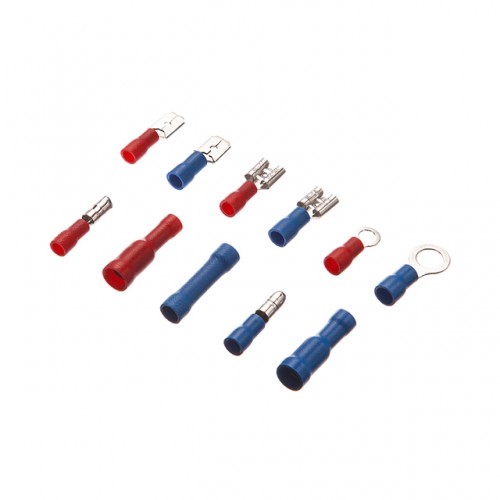 Коннекторы обжимные, 144 шт., изолированные, для автомобильной электропроводки INTERTOOL TC-9010