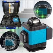 Лазерный уровень нивелир 4D-20 16-линейный с самовыравниванием и зеленым лучом в кейсе -LN-4D