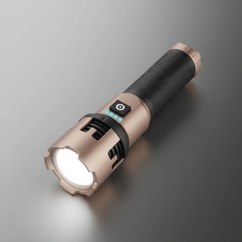 Фонарь ручной A70-GT, 1x26800, Power Bank, ЗУ Type-C, zoom фонарик
