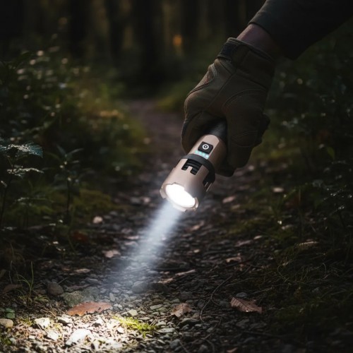 Фонарь ручной A70-GT, 1x26800, Power Bank, ЗУ Type-C, zoom фонарик