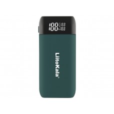 Повербанк-корпус/зарядка Liitokala Lii-MP2, 2x18650-21700, USB-C QC+PD, LCD, Box (Power Bank Case) Зелёный