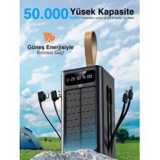 Внешний аккумулятор Power bank 7GO GPW-01 50000mAh PD22,2W+QC3.0 батарея быстрая зарядка Чёрный