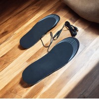 Стельки с подогревом универсальные р.41-45 NuoyiMiao Черные, юсб термостельки для обуви