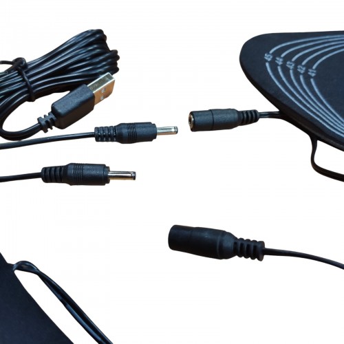 Стельки с подогревом универсальные р.41-45 NuoyiMiao Черные, юсб термостельки для обуви