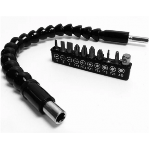Гибкая насадка для отвёртки Flexible Screw Tool 10 в 1