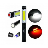 Фонарик ручной с магнитом BL Q5 COB на батарейках Черный