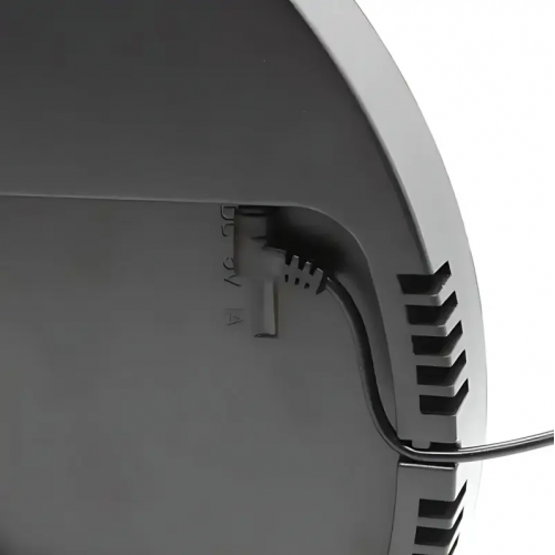 Электронные часы настенные 26см от USB, DS-3813L / Цифровые часы на стену Черные