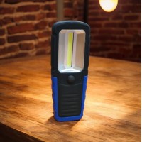 Фонарик ручной BL 205 COB на батарейках Синий