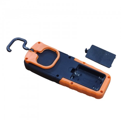 Фонарик ручной BL 205 COB на батарейках Оранжевый