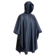 Плащ от дождя мужской пончо дождевик многоразовый с капюшоном Синий