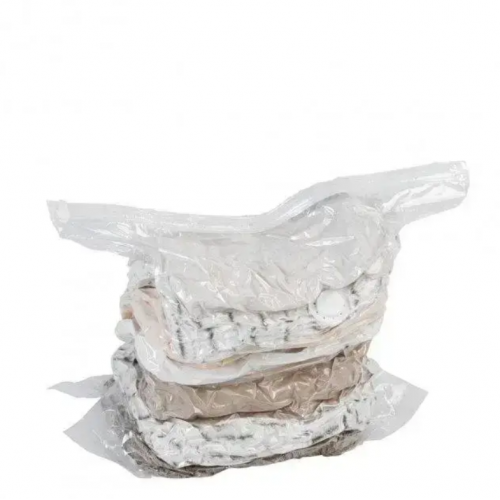 Вакуумный пакет для хранения вещей 80×120 см с клапаном 12 шт