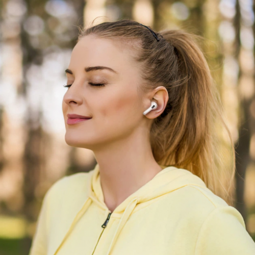 Беспроводные вакуумные наушники в кейсе HOCO EW68 300mAh, BT V5.4 Белый