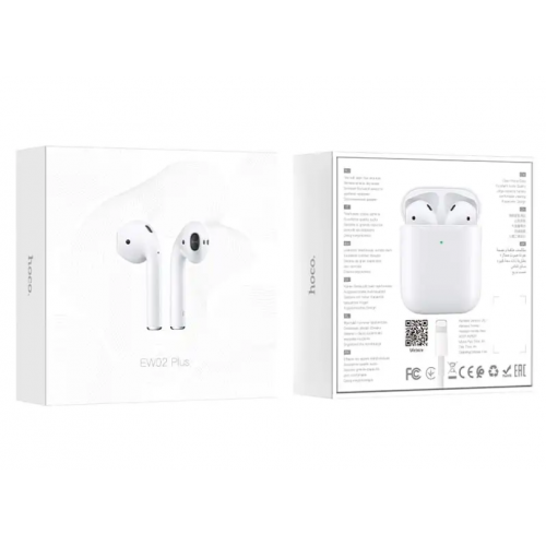 Беспроводные сенсорные наушники вкладыша Bluetooth v5.1 TWS HOCO EW02 Plus с зарядным кейсом