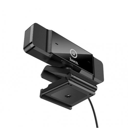 Веб-камера для компьютера HOCO D100 1.5м, USB, 1080P Черный