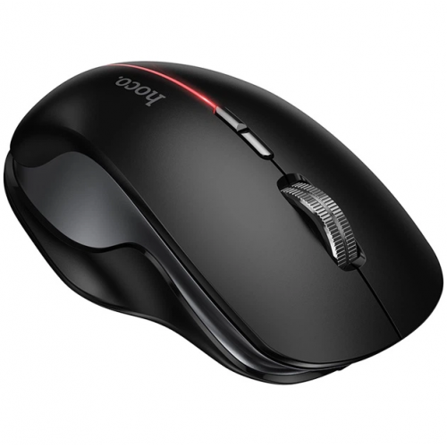 Аккумуляторная мышь игровая Bluetooth и 2,4G, HOCO GM40 Dixon RGB / Геймерская мышь с аккумулятором Черный