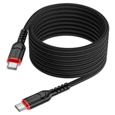 Кабель для зарядки HOCO X59 Type-C to Type-C Victory 60W data cable 2м Черный
