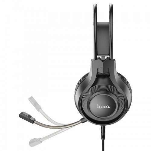 Игровые наушники с микрофоном HOCO W106 Tiger Gaming Headset проводные, с оголовьем Черные