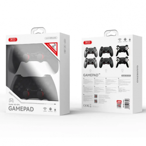 Беспроводные джойстики, от батареек, XO GP4, 2 шт, Белый / Пара игровых геймпадов / Игровой контроллер / Игровые джойстики для пк