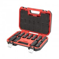 Набор головок ударных удлиненных 1/2", 11 ед., 10-24 мм, Cr-Mo, STORM INTERTOOL ET-8505