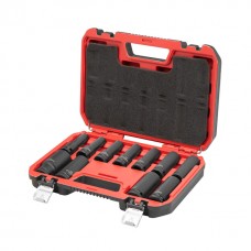 Набор головок ударных удлиненных 1/2", 11 ед., 10-24 мм, Cr-Mo, STORM INTERTOOL ET-8505