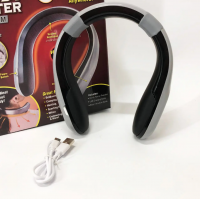 Портативный мини обогреватель для шеи Handy Heater на аккумуляторе, 4 режима нагрева Серый