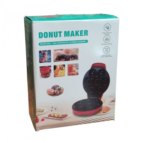 Аппарат для приготовления пончиков 7шт, 1000Вт / Машинка для выпечки пончиков / Донат мейкер