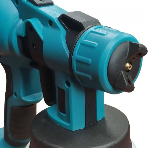 Аккумуляторный краскопульт 800мл + 2 аккумулятора, JK-SG1 / Краскораспылитель с регулировкой ширины