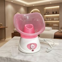Паровая сауна для лица, ингалятор 2 в 1 Facial Steamer Shuqin SQ-016 Розовый