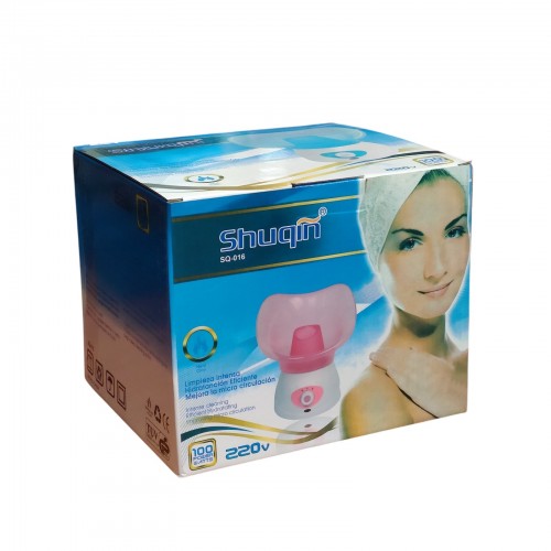 Паровая сауна для лица, ингалятор 2 в 1 Facial Steamer Shuqin SQ-016 Розовый
