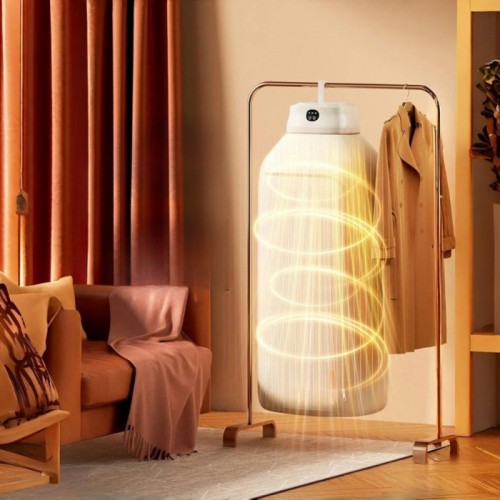 Портативная электросушилка для одежды с чехлом Portable Drying Machine SH-005 / Подвесная сушилка для белья с таймером