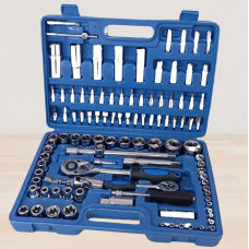 Набор инструментов на 108 предметов в пластиковом кейсе UKC Tools PCS-108 Синий