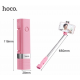 Беспроводной монопод для селфи HOCO K4 Beauty Wireless Selfie Stick Розовый