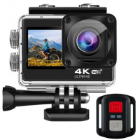 Экшн-камера с двумя дисплеями Action Camera Q60 16MP 4K 60 FPS