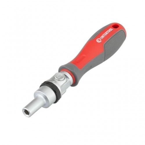 Отвертка реверсивная с карданом и комплектом насадок 21 ед. INTERTOOL VT-3360